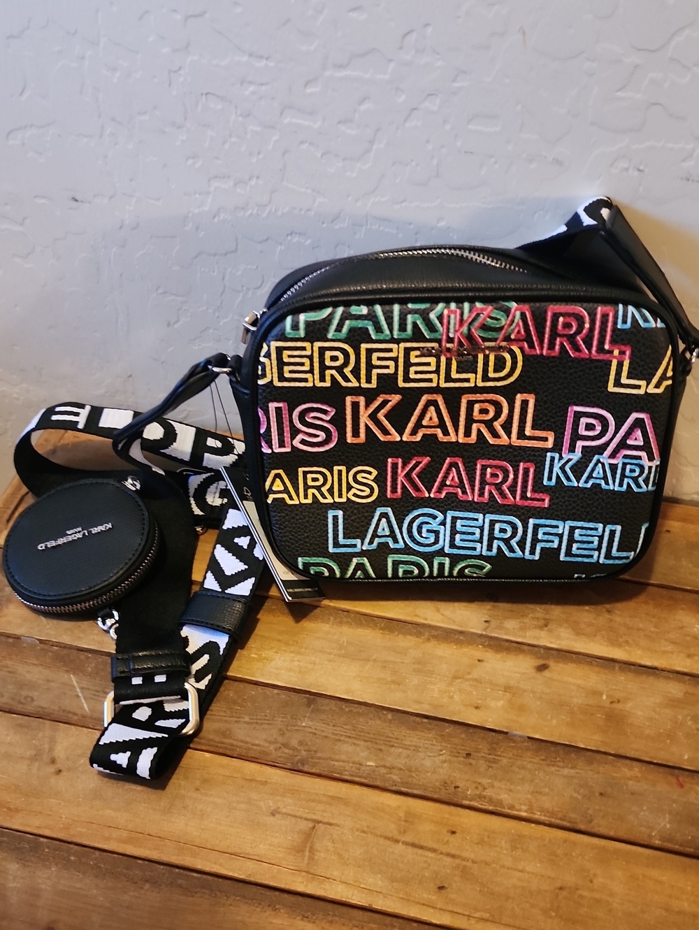 Karl Lagerfeld Cross Body Purse Brand New With Tags